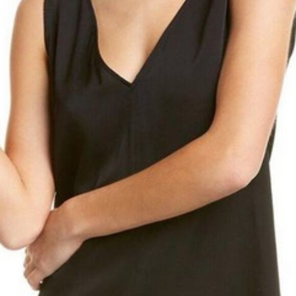 Theory Silk blend Tank Black L - Picture 1 of 3